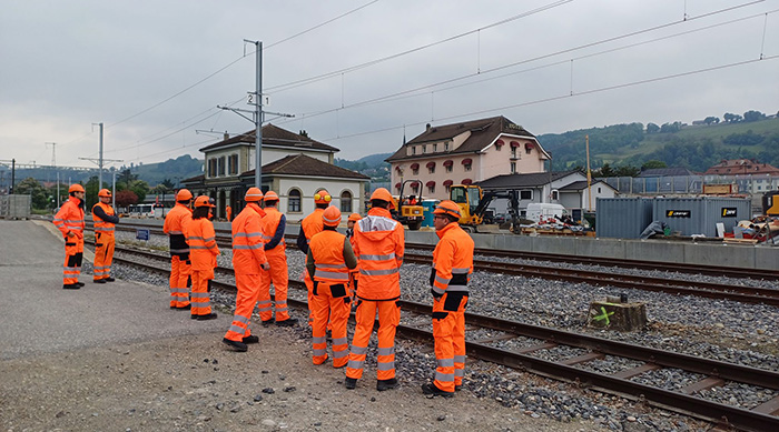 Visite de chantier - Modernisation de la Broye